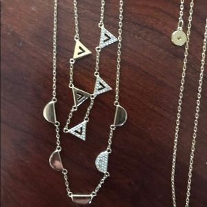 Stella & Dot Pave’ Chevron necklace #N483G